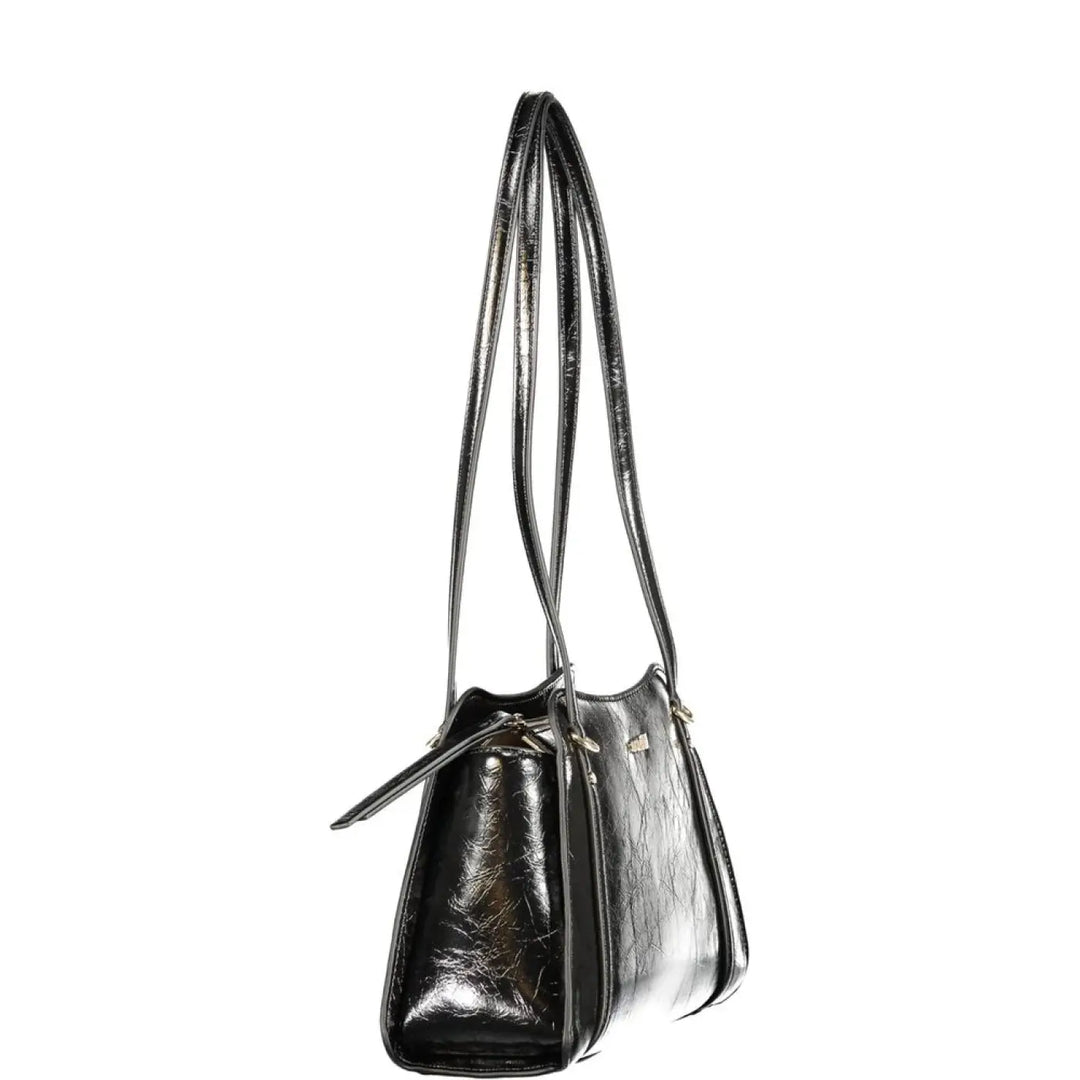 Guess Jeans Black Polyurethane Women’s Bag
