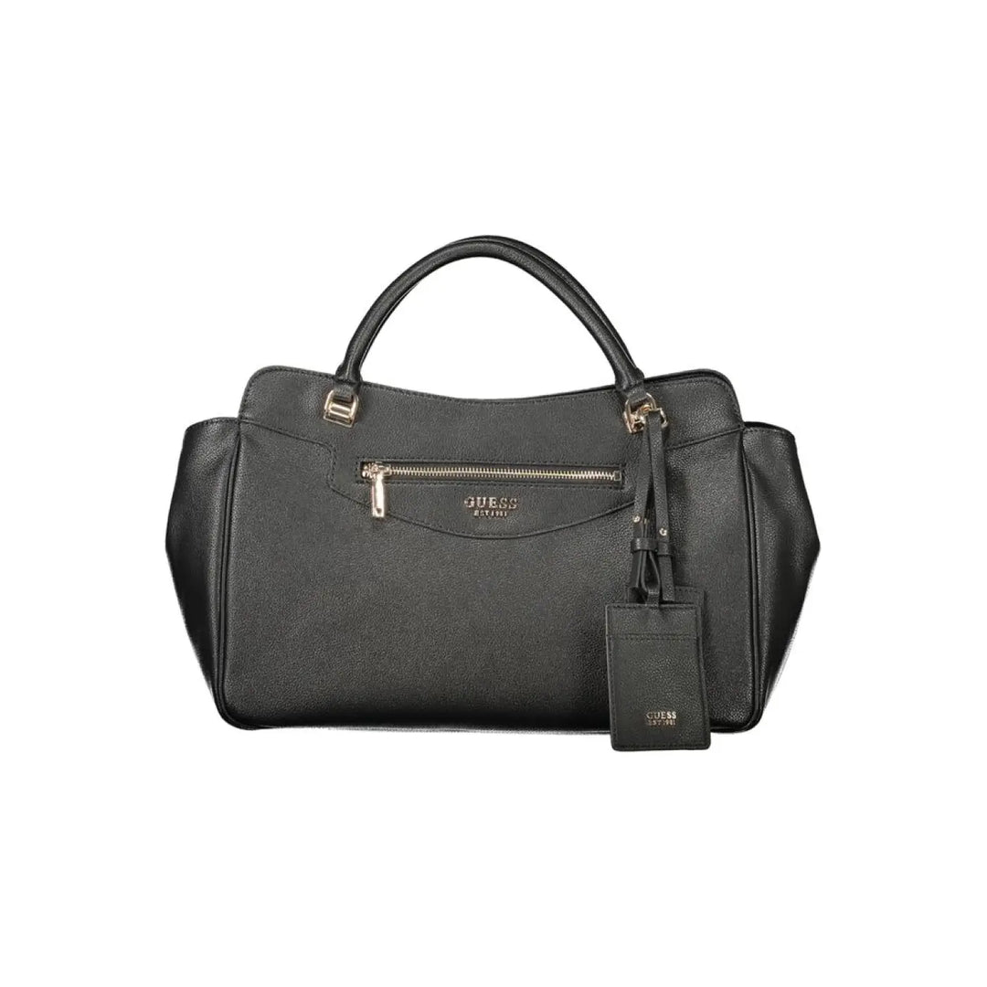 Guess Jeans Black Polyurethane Women’s Bag
