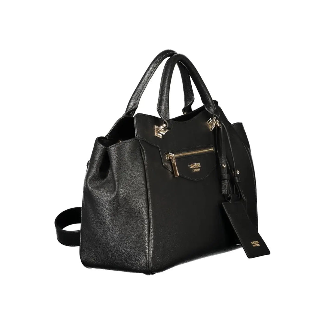 Guess Jeans Black Polyurethane Women’s Bag
