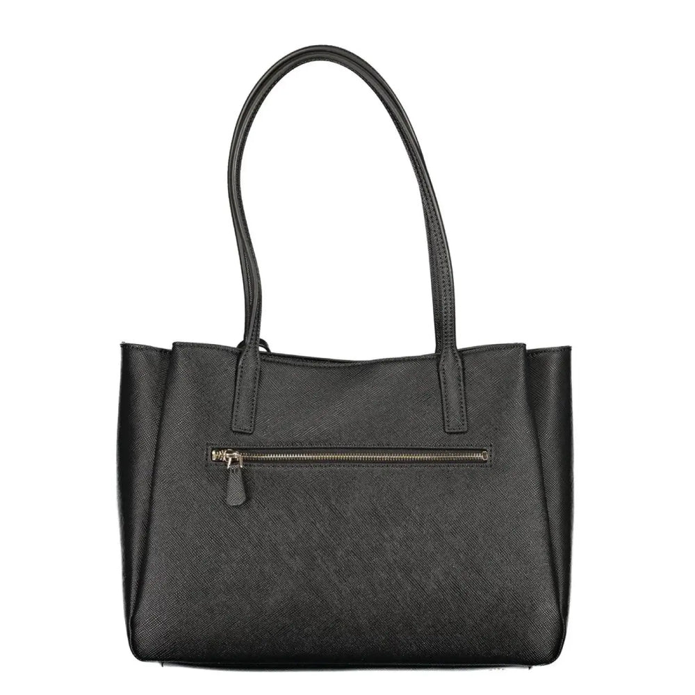 Guess Jeans Black Polyurethane Women’s Bag