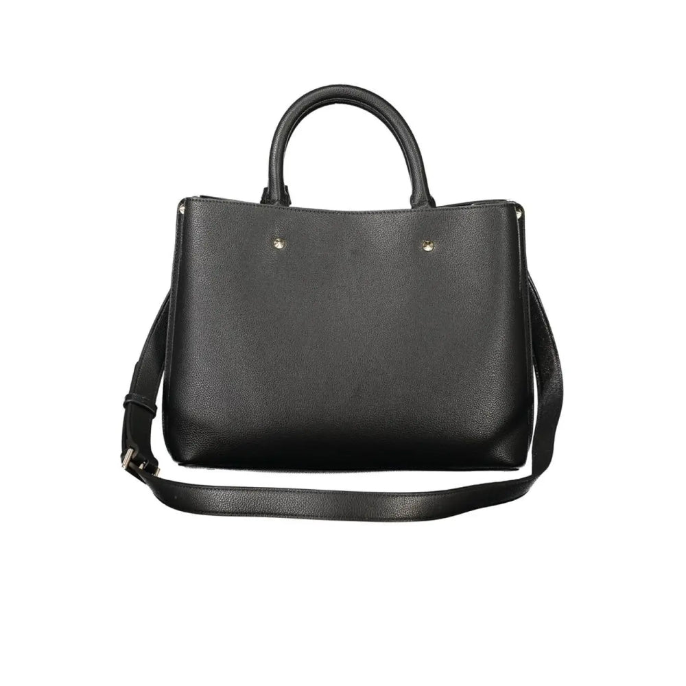 Guess Jeans ?Black Polyurethane Womens Bag’