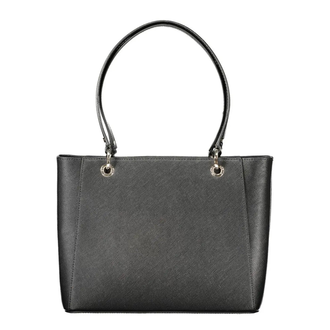 Guess Jeans Black Polyurethane Women’s Handbag