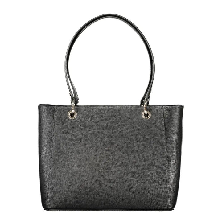 Guess Jeans Black Polyurethane Women’s Handbag
