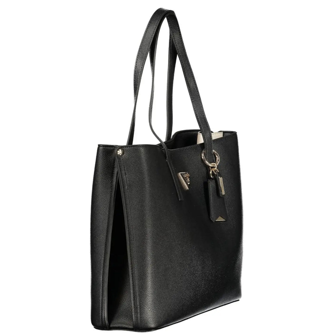 Guess Jeans Black Polyurethane Women’s Handbag