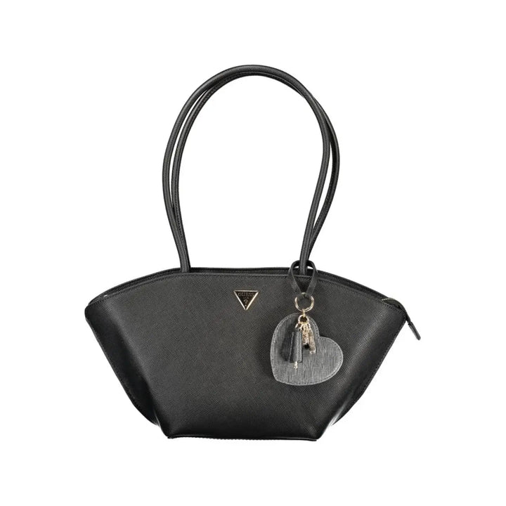 Guess Jeans Black Polyurethane Women’s Handbag