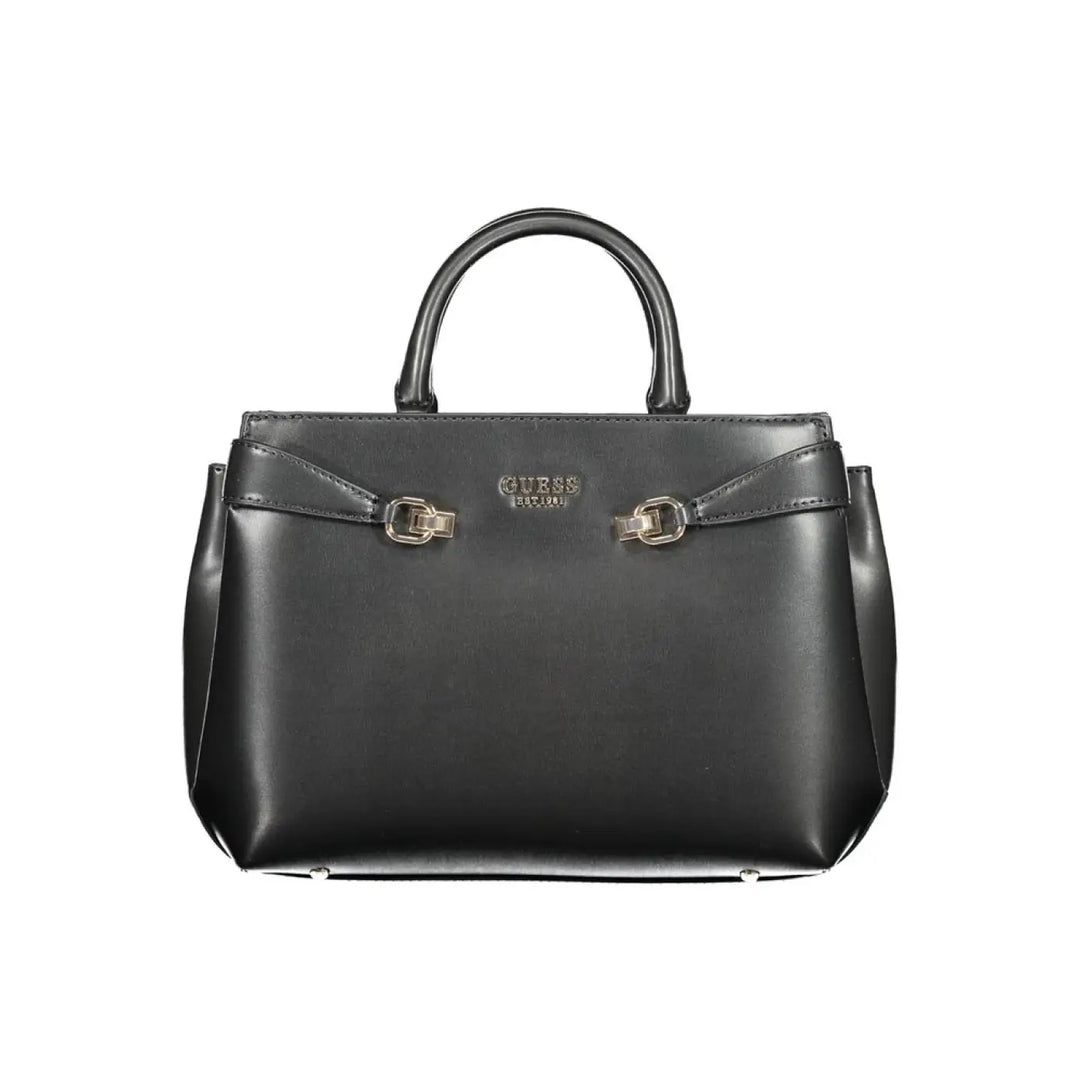 Guess Jeans Black Polyurethane Women’s Handbag