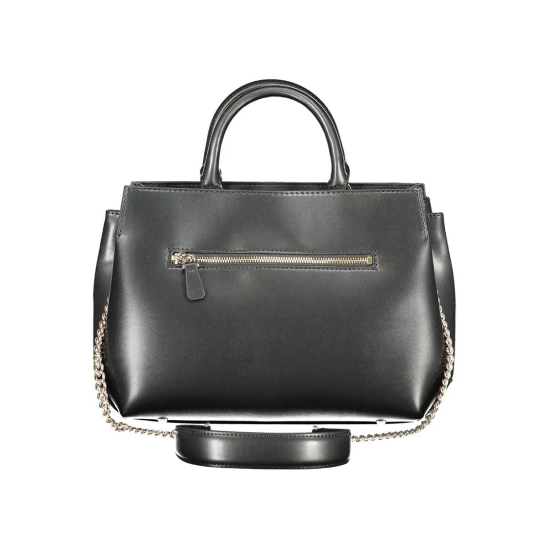 Guess Jeans Black Polyurethane Women’s Handbag