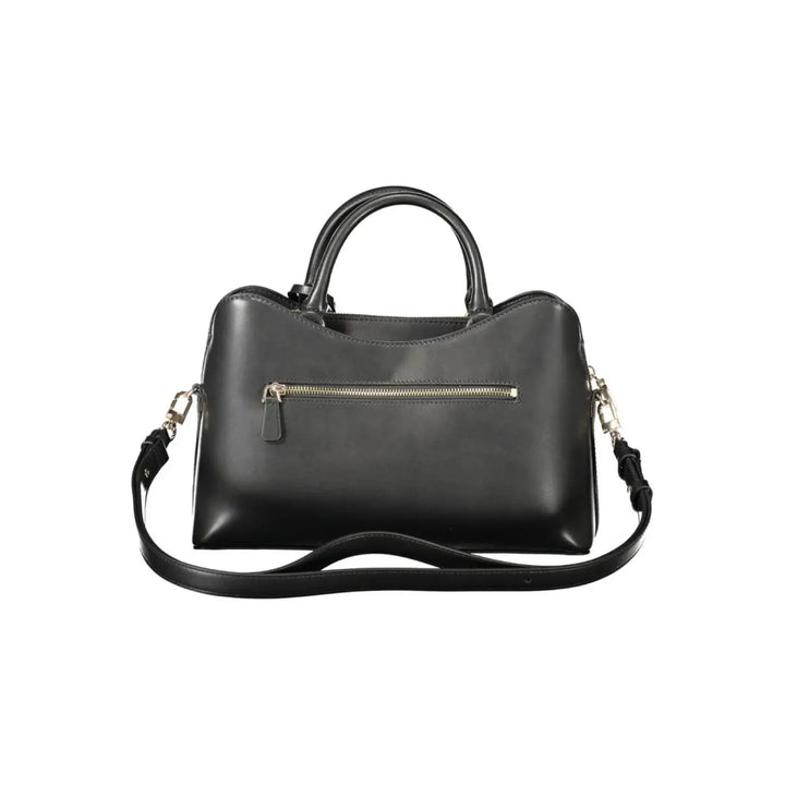 Guess Jeans Black Polyurethane Women’s Handbag