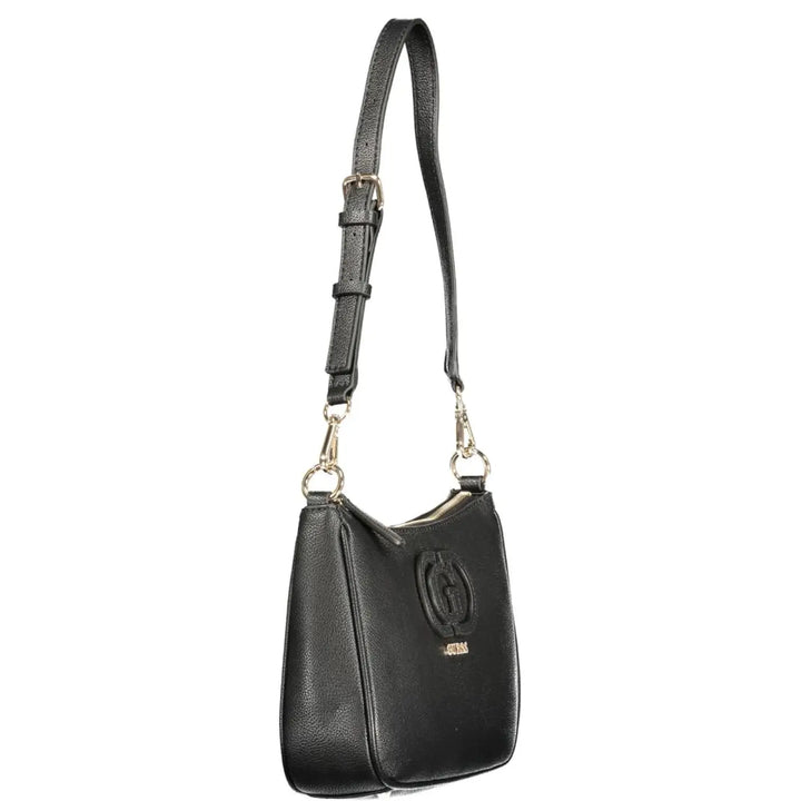 Guess Jeans Black Polyurethane Women’s Handbag
