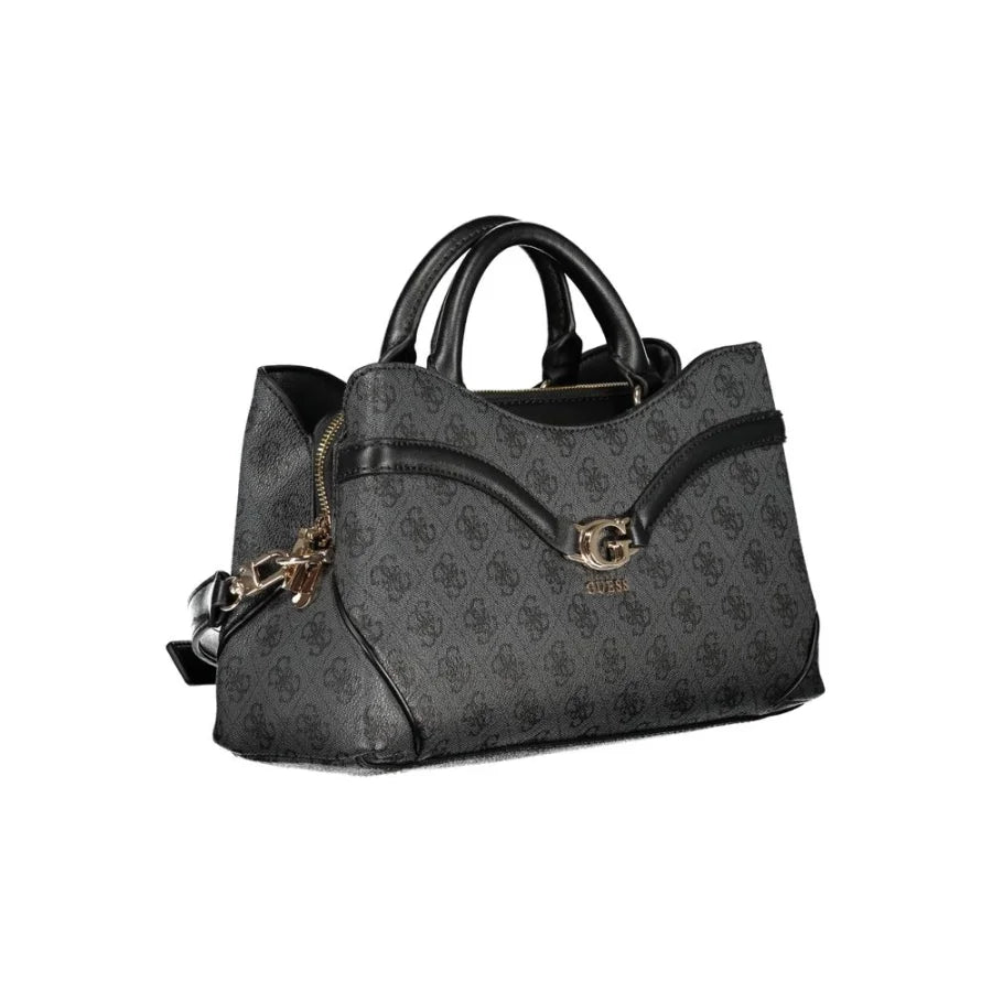 Guess Jeans Black Polyurethane Women’s Handbag