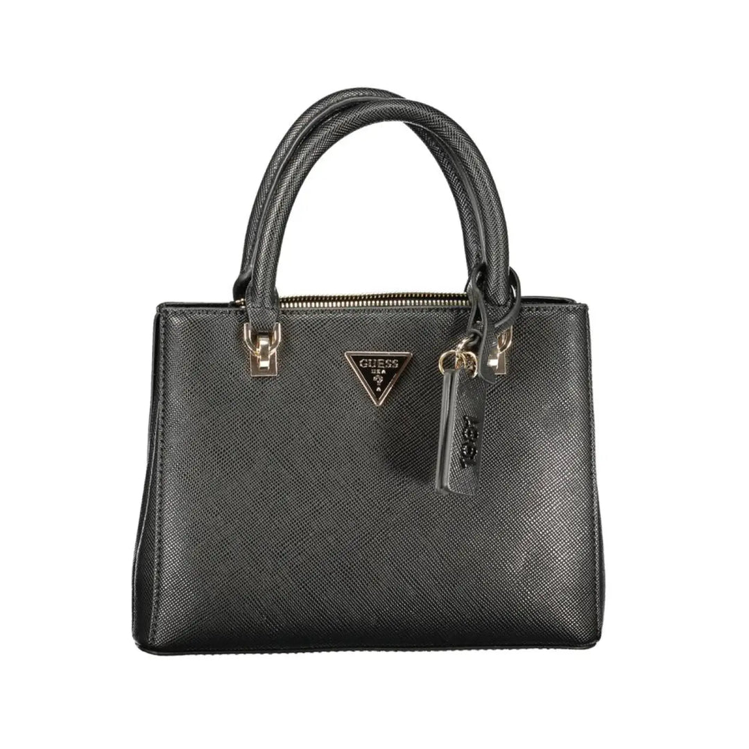 Guess Jeans Black Polyurethane Women’s Handbag