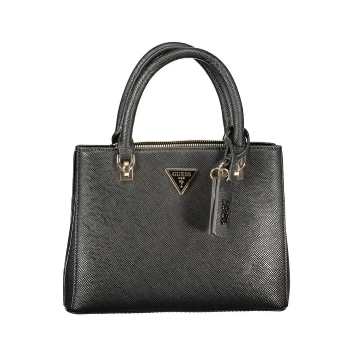 Guess Jeans Black Polyurethane Women’s Handbag