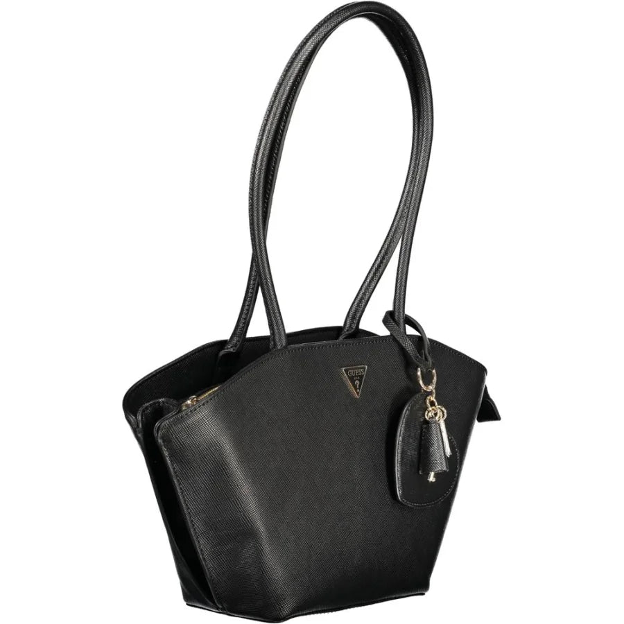 Guess Jeans Black Polyurethane Women’s Handbag