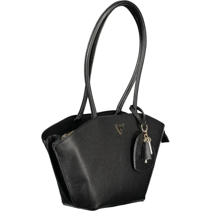 Guess Jeans Black Polyurethane Women’s Handbag