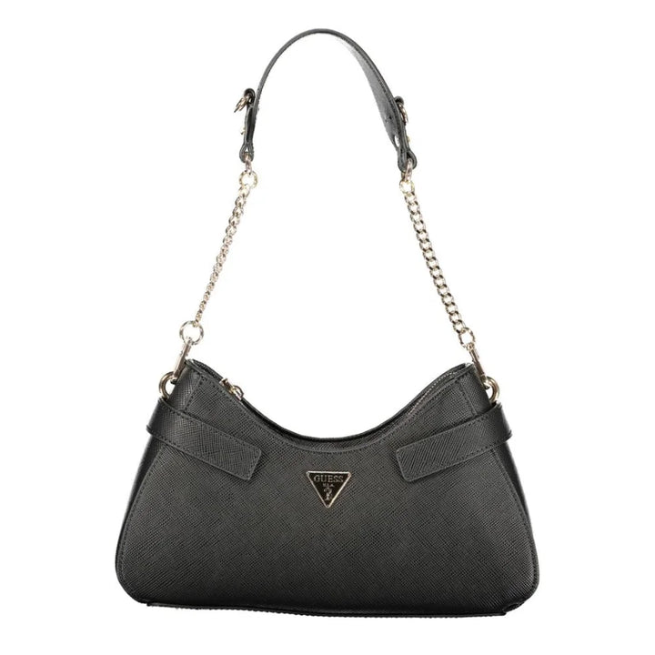 Guess Jeans Black Polyurethane Women’s Handbag