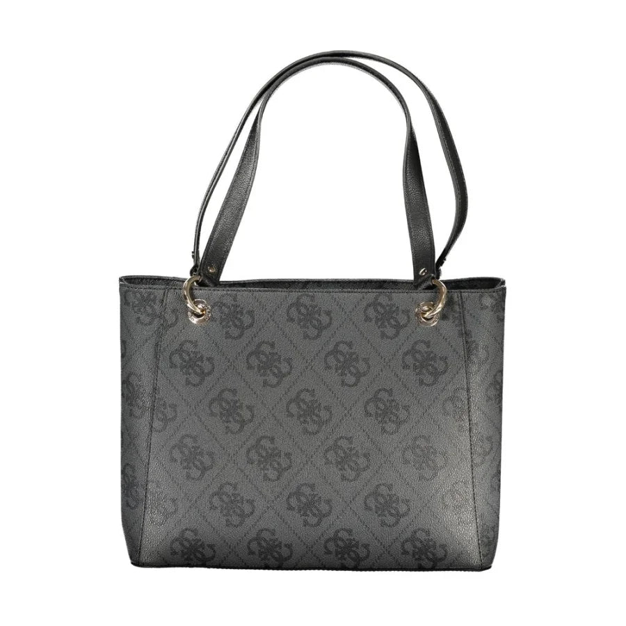 Guess Jeans Black Polyurethane Women’s Handbag