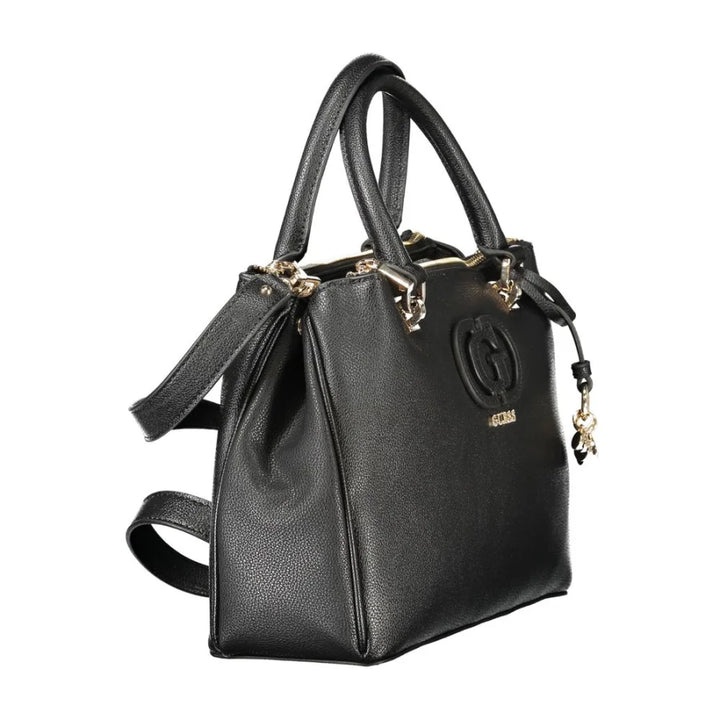 Guess Jeans Black Polyurethane Women’s Handbag