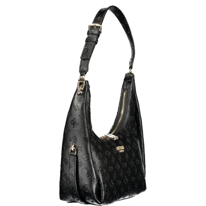 Guess Jeans Black Polyurethane Women’s Handbag