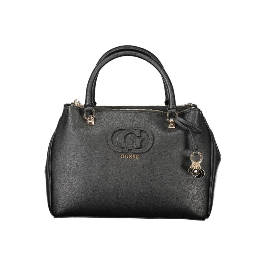 Guess Jeans Black Polyurethane Women’s Handbag