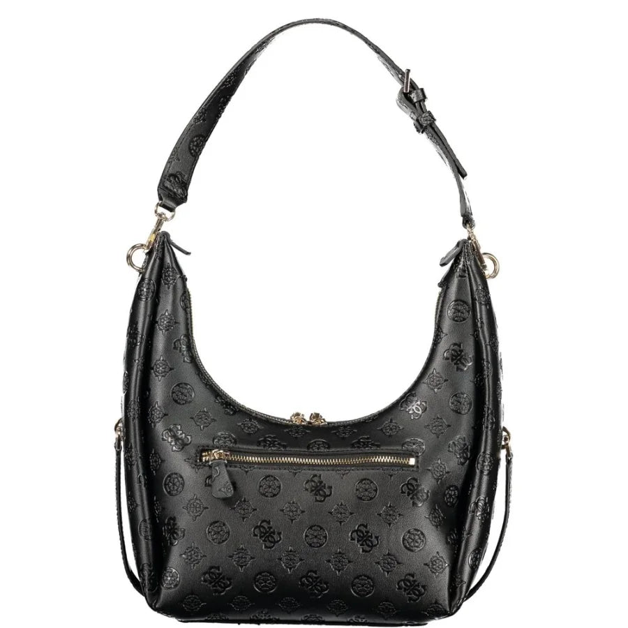 Guess Jeans Black Polyurethane Women’s Handbag