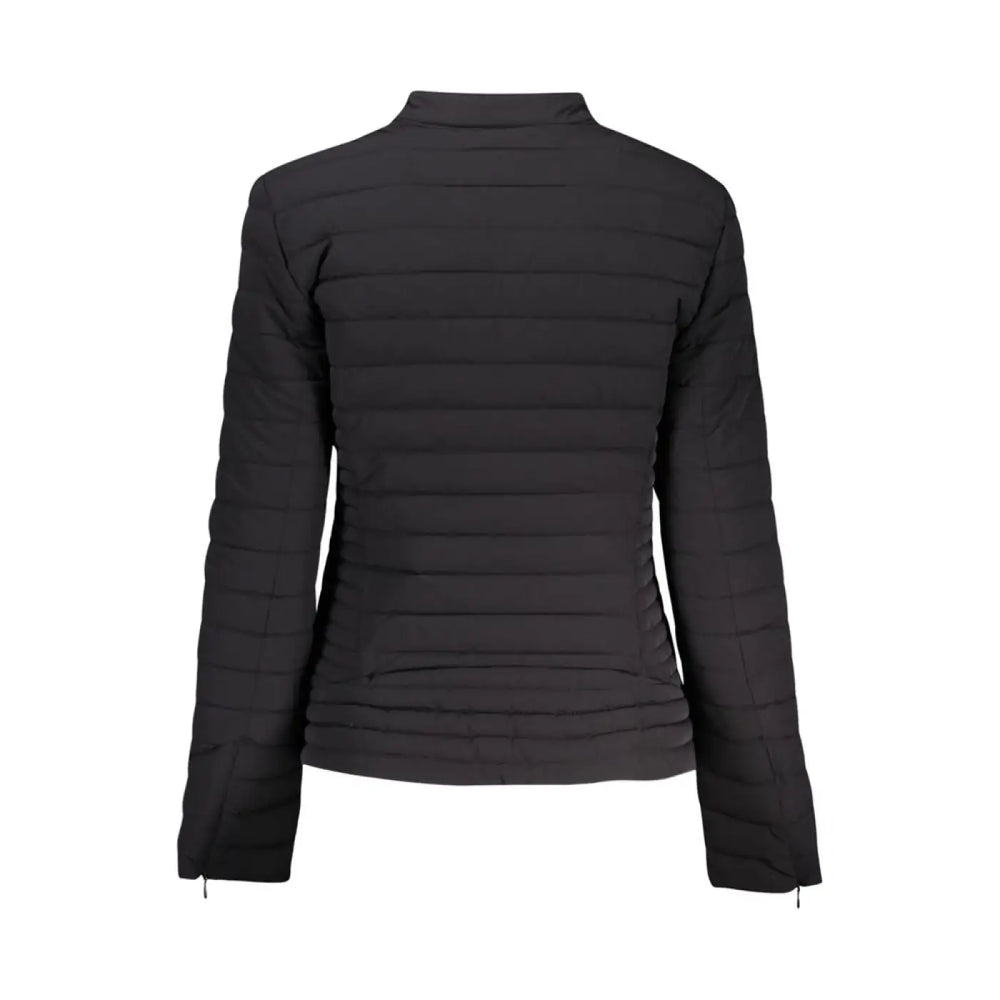 Guess Jeans Black Polyurethane Women’s Jacket