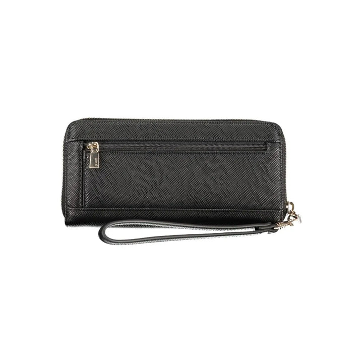 Guess Jeans Black Polyurethane Women’s Wallet