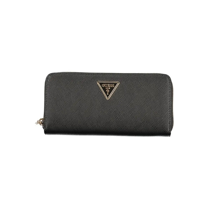 Guess Jeans Black Polyurethane Women’s Wallet