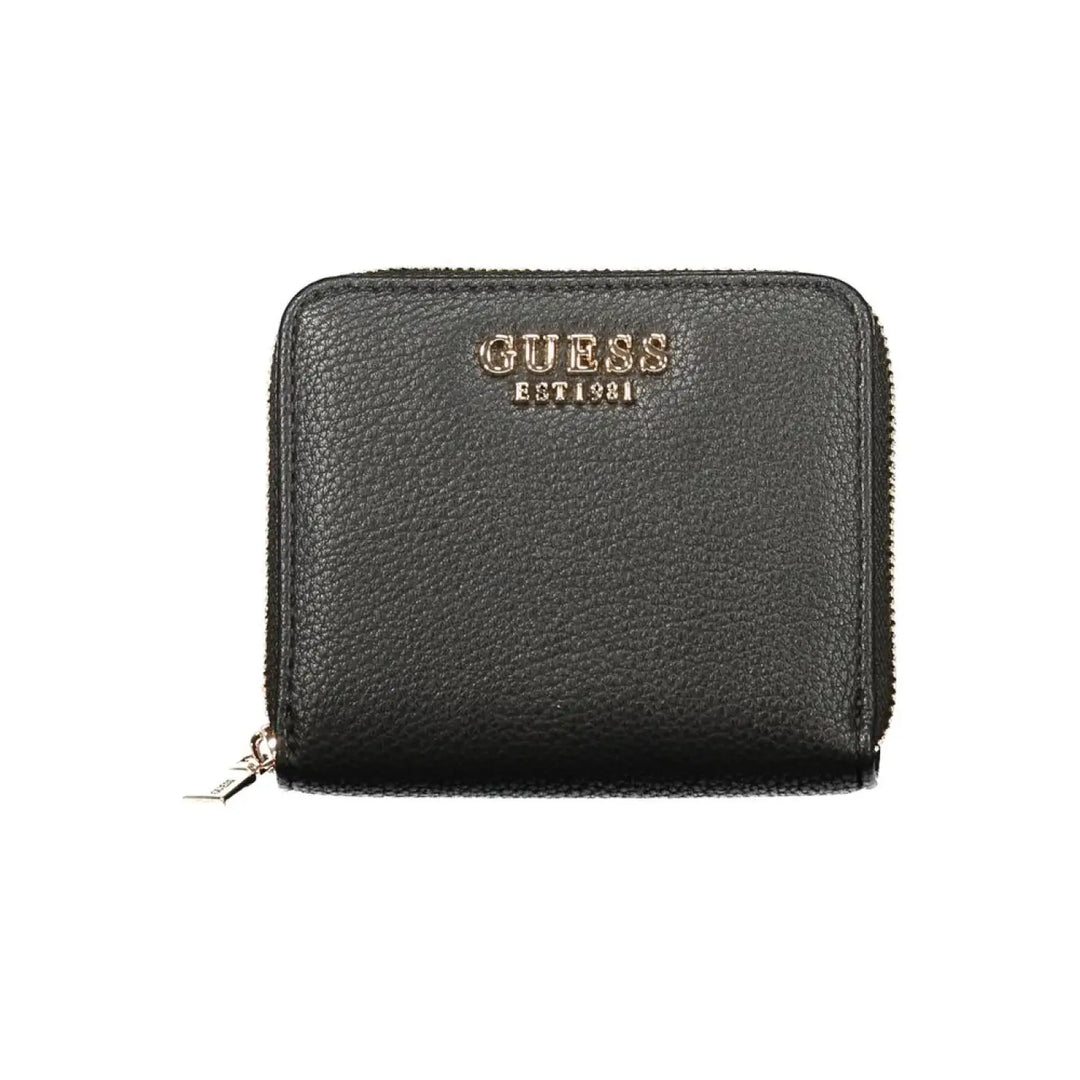 Guess Jeans Black Polyurethane Women’s Wallet