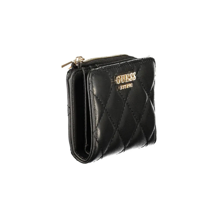 Guess Jeans Black Polyurethane Women’s Wallet
