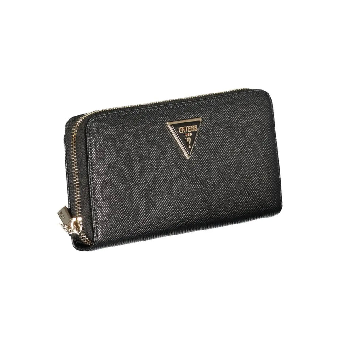 Guess Jeans Black Polyurethane Women’s Wallet