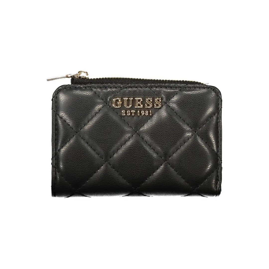 Guess Jeans Black Polyurethane Women’s Wallet