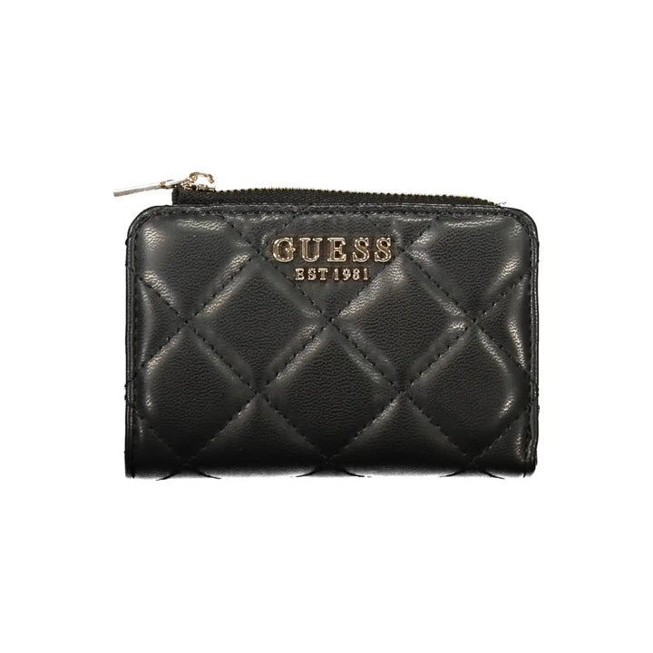 Guess Jeans Black Polyurethane Women’s Wallet