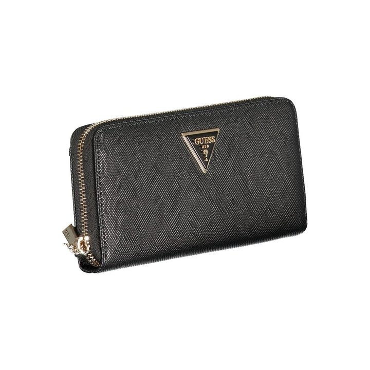 Guess Jeans Black Polyurethane Women’s Wallet