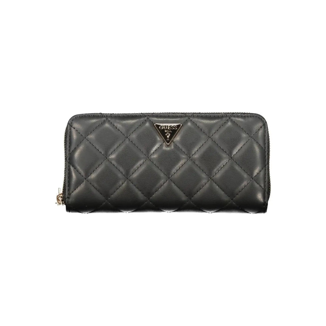 Guess Jeans Black Polyurethane Women’s Wallet