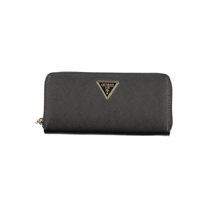 Guess Jeans Black Polyurethane Women’s Wallet