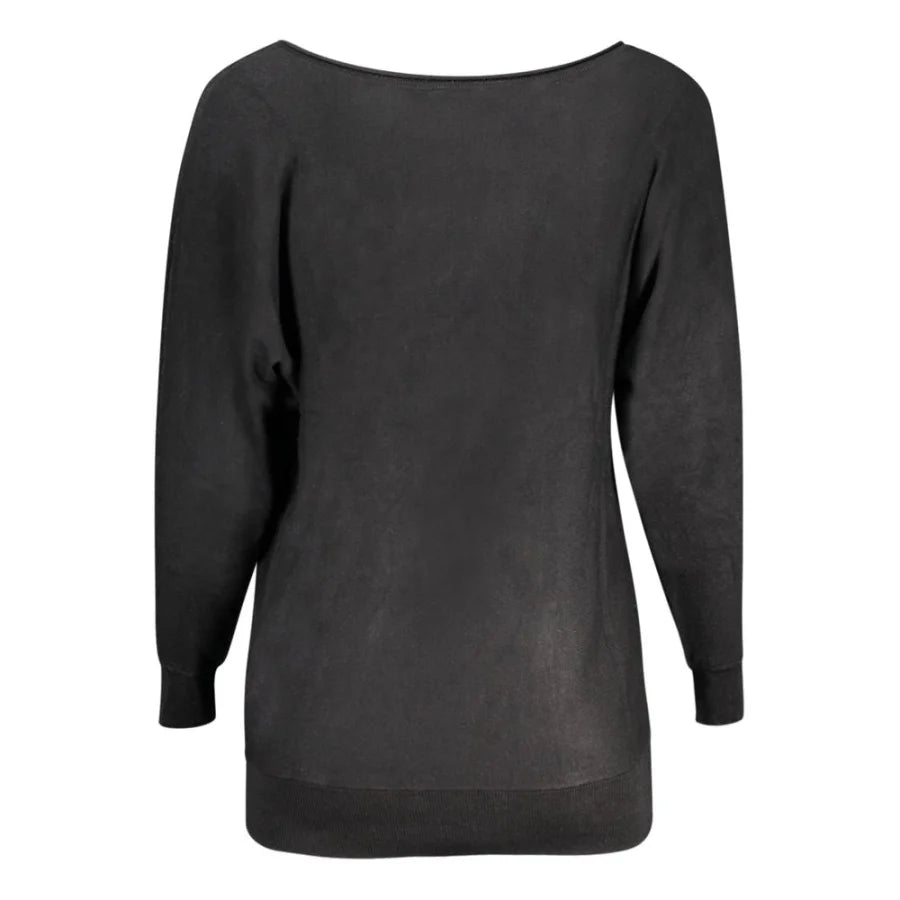 Guess Jeans Black Viscosa Women Sweater