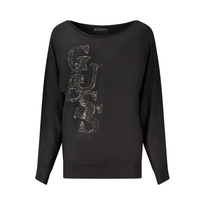 Guess Jeans Black Viscose Women’s Sweater