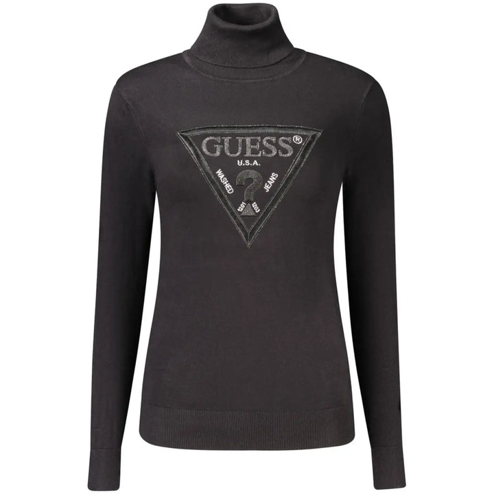 Guess Jeans Black Viscose Women’s Sweater