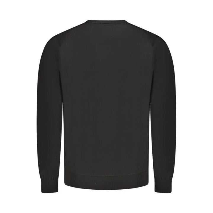 Guess Jeans Black Wool Mens Sweater