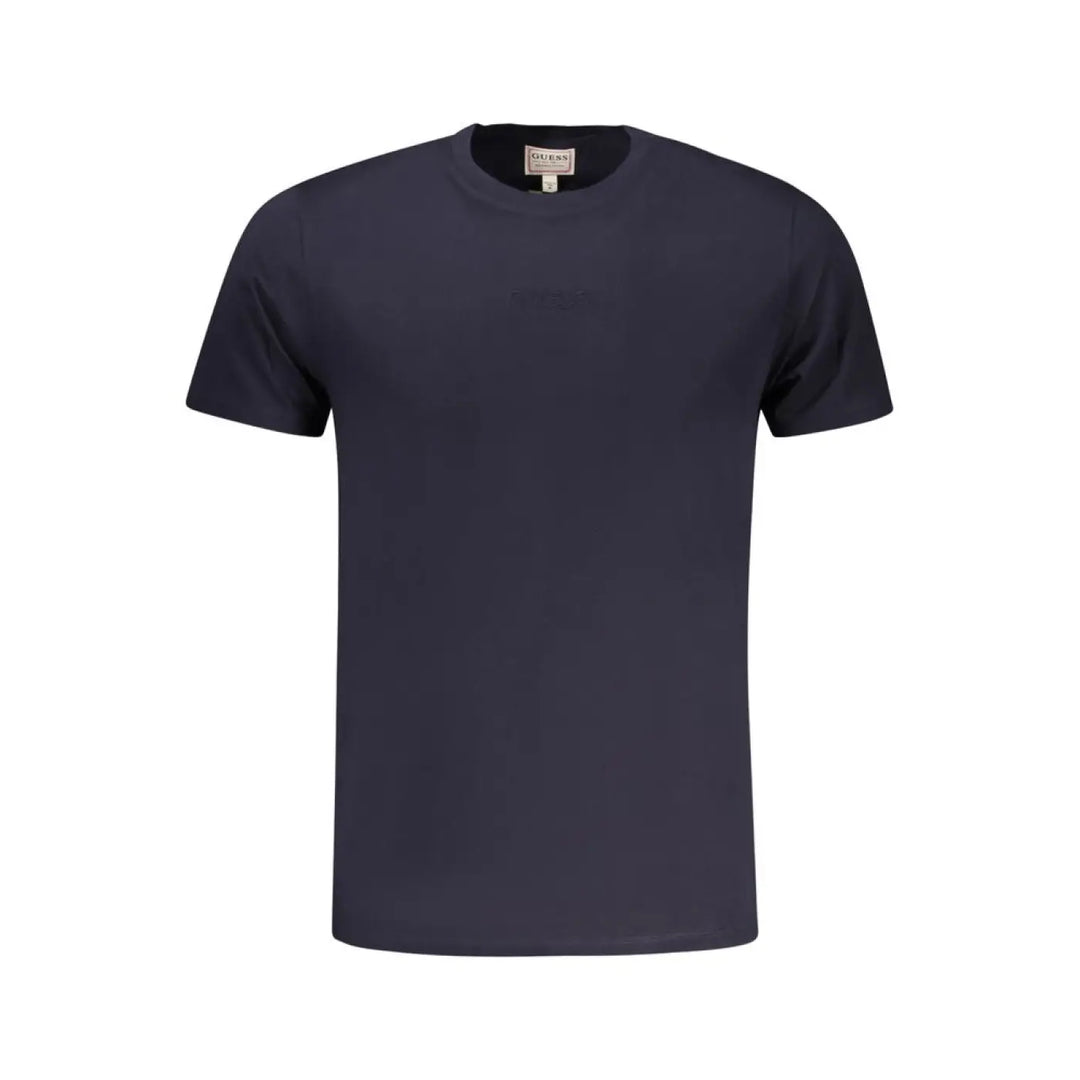 Guess Jeans Blu Cotton Men T-Shirt