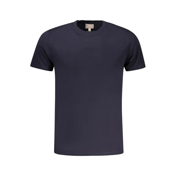 Guess Jeans Blu Cotton Men T-Shirt