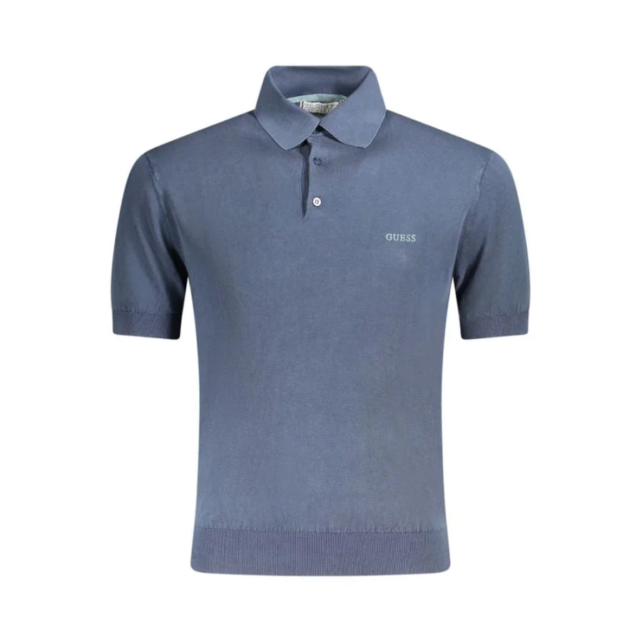 Guess Jeans Blu Cotton Men’s Polo Shirt