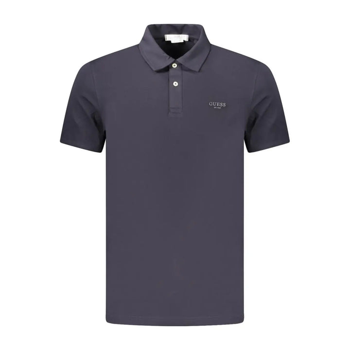 Guess Jeans Blue Cotton Mens Polo Shirt