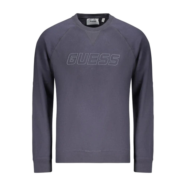 Guess Jeans Blue Cotton Men’s Sweatshirt