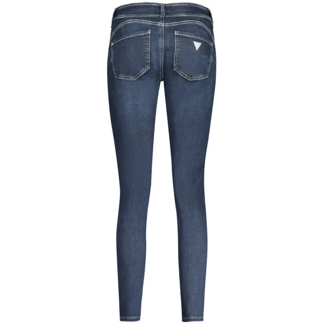 Guess Jeans Blue Cotton Women Skinny Jean