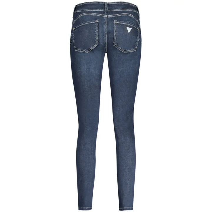 Guess Jeans Blue Cotton Women Skinny Jean