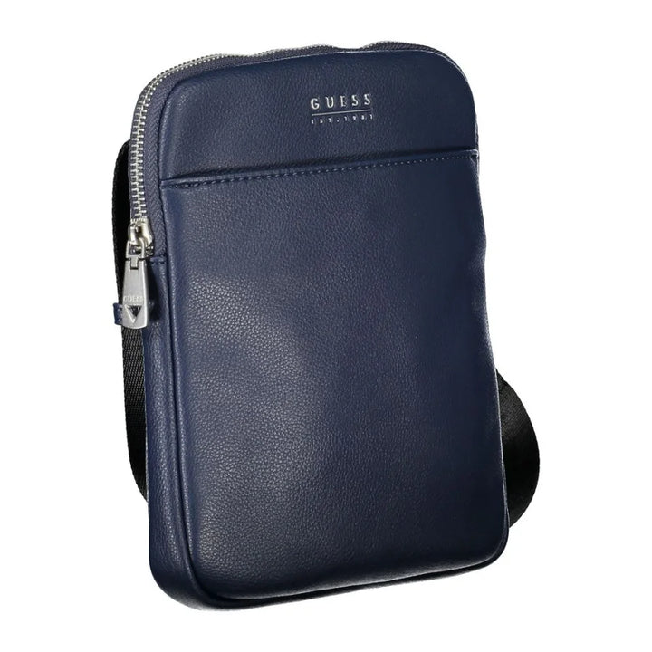 Guess Jeans Blue Polyurethane Men’s Shoulder Bag