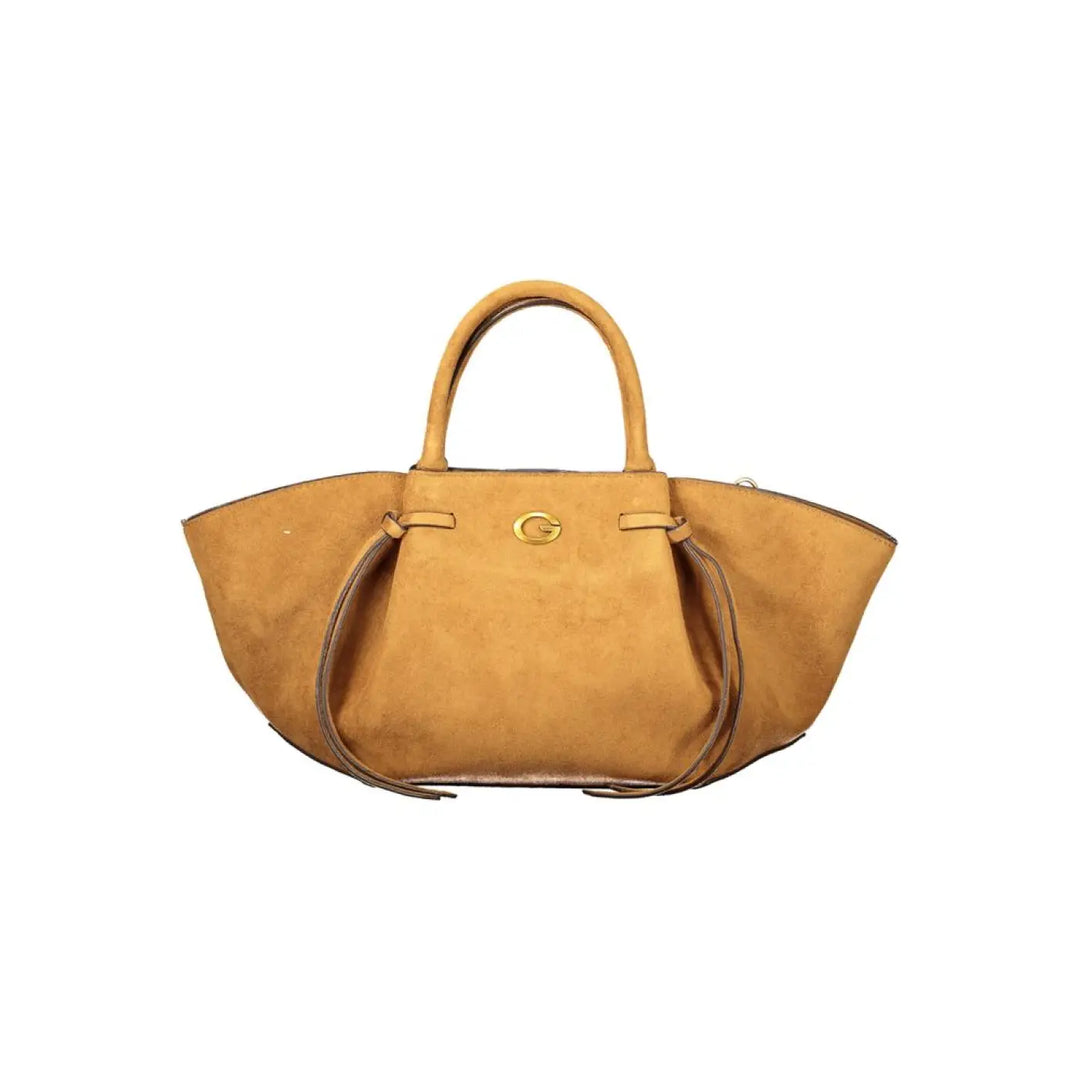 Guess Jeans Brown Polyester Women’s Bag with Adjustable Shoulder Strap