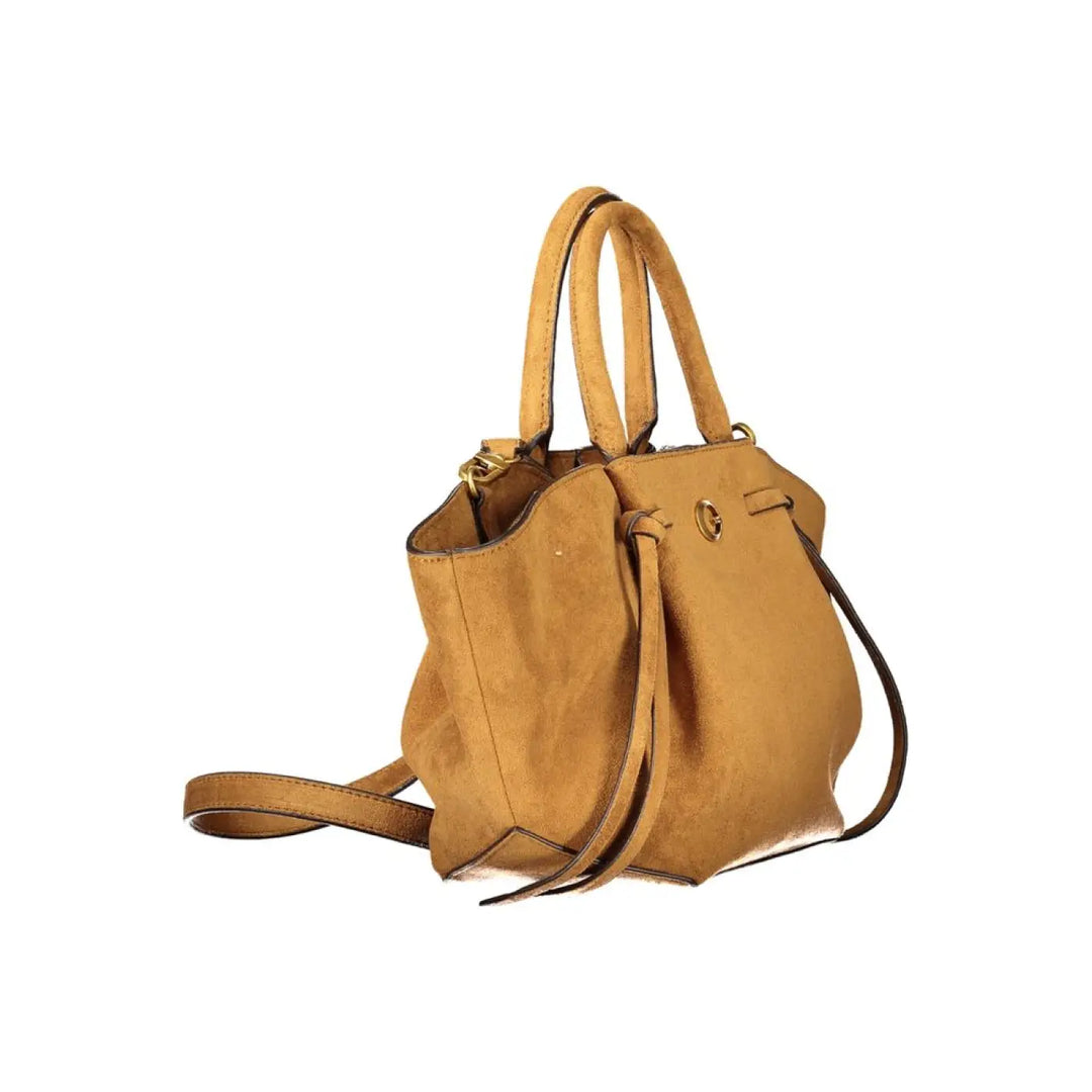 Guess Jeans Brown Polyester Women’s Bag with Adjustable Shoulder Strap