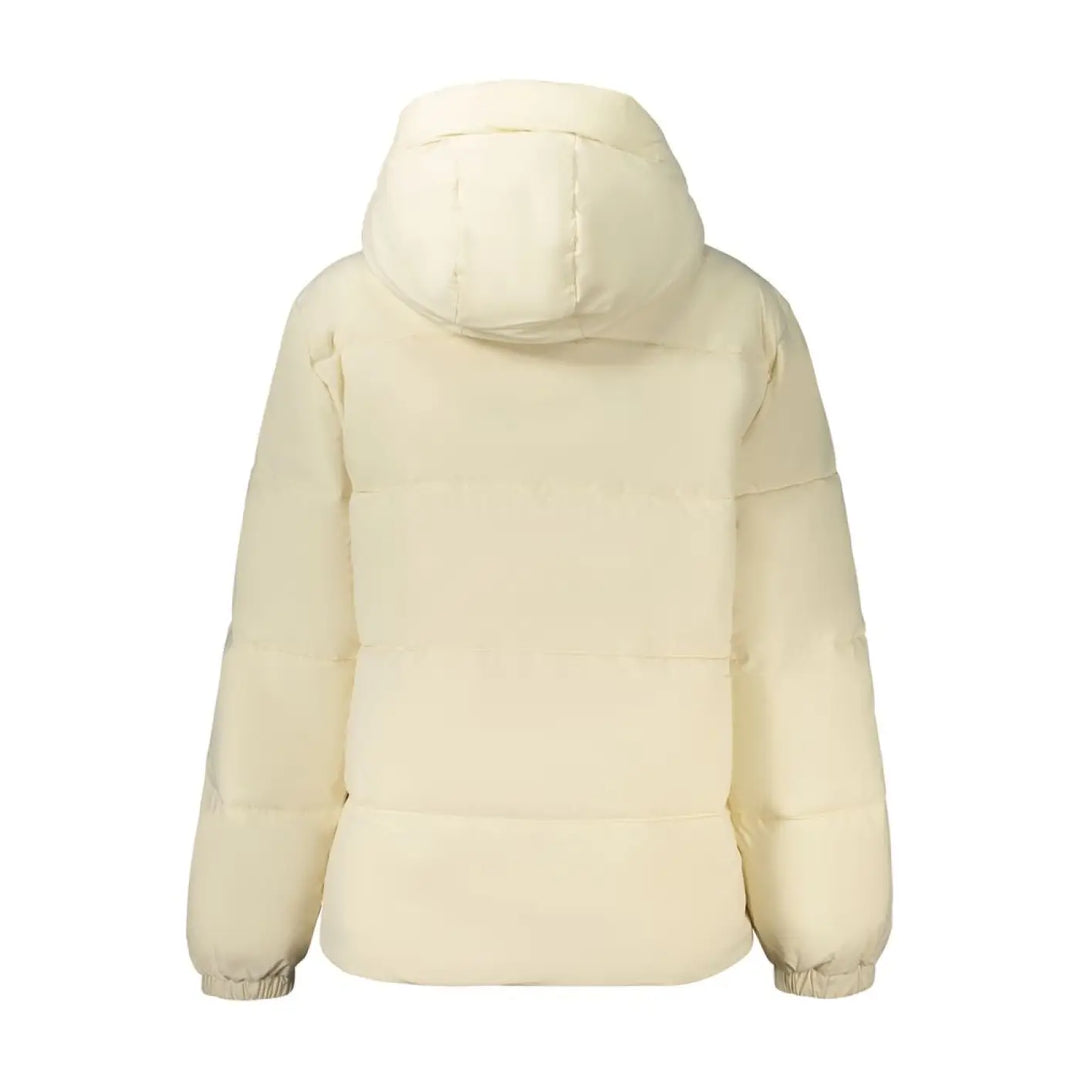 Guess Jeans Cream Polyester Women’s Jacket
